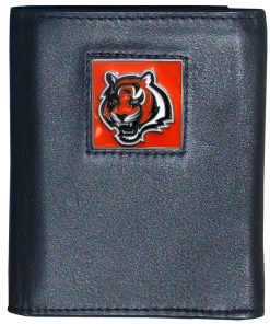 Cincinnati Bengals Fine Grain Leather Wallet