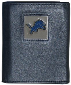 Detroit Lions Fine Grain Leather Wallet