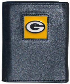 Green Bay Packers Fine Grain Leather Wallet