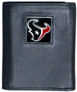 Houston Texans Fine Grain Leather Wallet