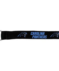 Carolina Panthers Wristlet Lanyard Keychain