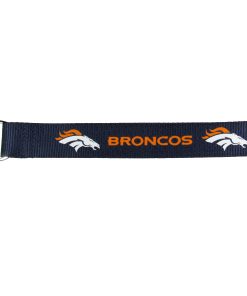 Denver Broncos Wristlet Lanyard Keychain