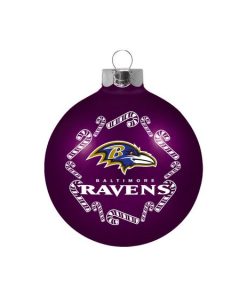 Baltimore Ravens 2 5/8 Ball Ornament