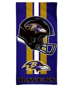 Baltimore Ravens 30 X 60 Beach Towel