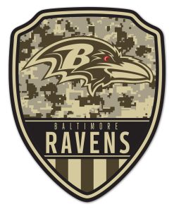 Baltimore Ravens 11 x 14 Standard Issue Wood Sign