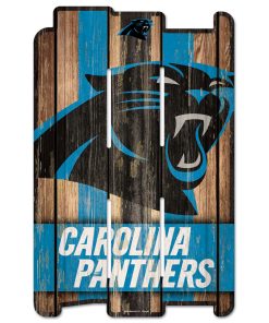 Carolina Panthers 11 x 17 Fence Sign