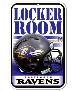 Baltimore Ravens 11 x 17 Locker Room Sign