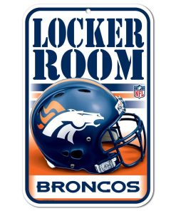 Denver Broncos 11 x 17 Locker Room Sign