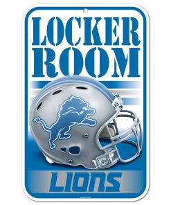 Detroit Lions 11x17 Plastic Sign