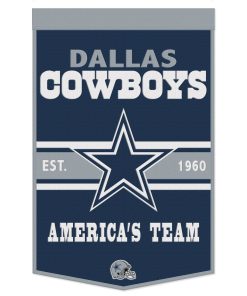 Dallas Cowboys 24 x 38 Primary Wool Banner