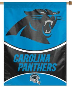 Carolina Panthers 27 X 37 Vertical Flag