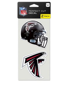 Atlanta Falcons 2 Pk Color Decal Set