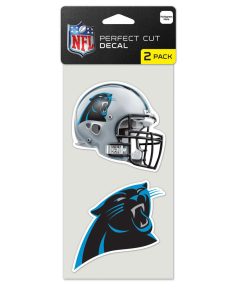 Carolina Panthers 2 Pk Color Decal Set
