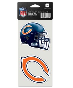 Chicago Bears 2 Pk Color Decal Set