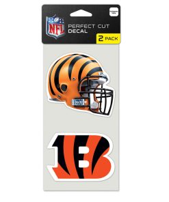 Cincinnati Bengals 2 Pk Color Decal Set