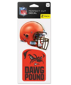 Cleveland Browns 2 Pk Color Decal Set