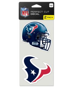 Houston Texans 2 Pk Color Decal Set
