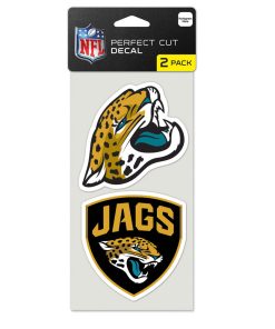 Jacksonville Jaguars 2 Pk Color Decal Set