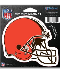 Cleveland Browns 4.5 DieCut Logo Magnet