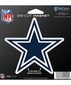 Dallas Cowboys 4.5 DieCut Logo Magnet