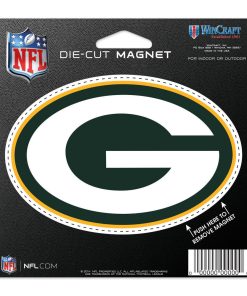 Green Bay Packers 4.5 DieCut Logo Magnet