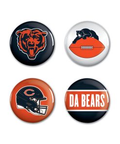 Chicago Bears 4 Pack Buttons