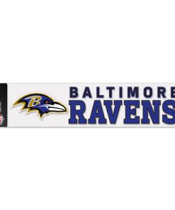 Baltimore Ravens 4 x 17 Perfect Cut Color Decal
