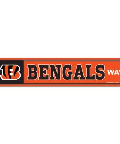 Cincinnati Bengals 4 X 19 Street Sign