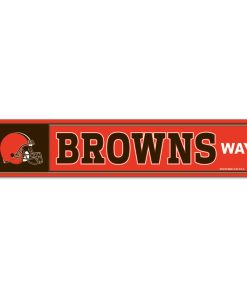 Cleveland Browns 4 X 19 Street Sign