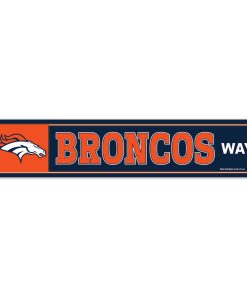 Denver Broncos 4 x 19 Street Sign