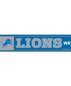 Detroit Lions 4 x 19 Street Sign