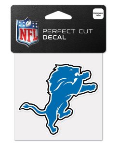Detroit Lions 4 x 4 Logo Decal