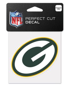 Green Bay Packers 4 x 4 Logo Decal