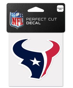 Houston Texans 4 x 4 Logo Decal