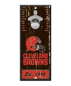 Cleveland Browns 5 x 11 Bottle Opener Wall Sign