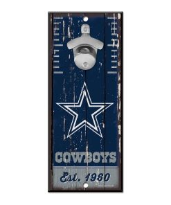 Dallas Cowboys 5 x 11 Bottle Opener Wall Sign