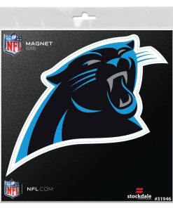 Carolina Panthers 6 x 6 Die-Cut Logo Magnet