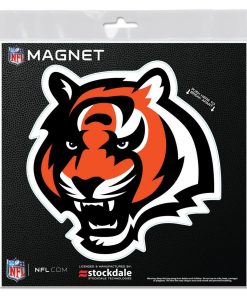 Cincinnati Bengals 6 x 6 Die-Cut Logo Magnet