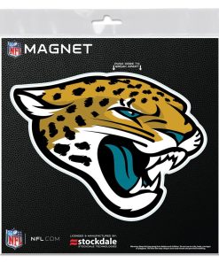 Jacksonville Jaguars 6 x 6 Die-Cut Logo Magnet