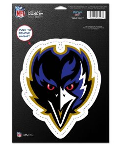 Baltimore Ravens 8 Die-Cut Front Logo Magnet