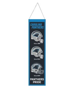 Carolina Panthers 8 x 32 Evolution Wool Banner
