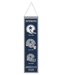 Dallas Cowboys 8 x 32 Evolution Wool Banner