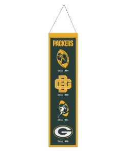Green Bay Packers 8 x 32 Evolution Wool Banner