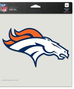 Denver Broncos 8 x 8 Color Decal