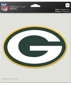 Green Bay Packers 8 x 8 Color Decal