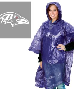 Baltimore Ravens Adult Poncho