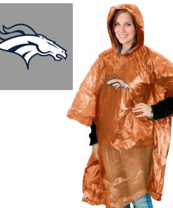Denver Broncos Adult Poncho