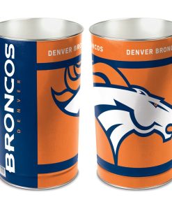 Denver Broncos Trash Can