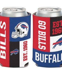 Buffalo Bills Color Block Can Cooler