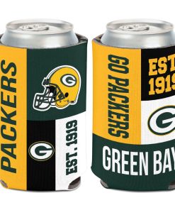 Green Bay Packers Color Block Can Cooler